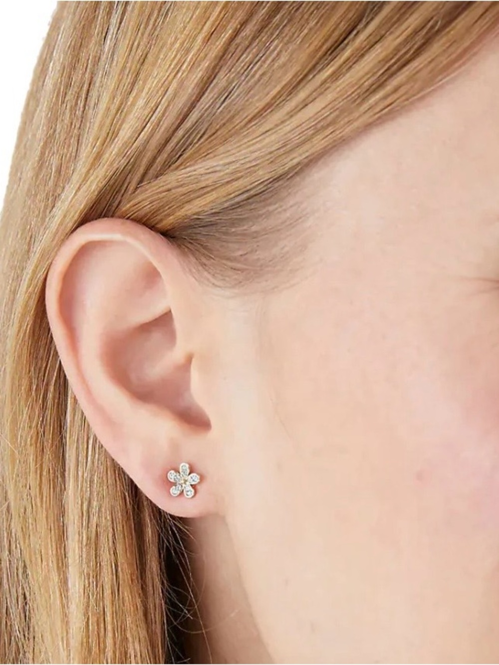 Kate Spade Aquamarine Gleaming Garden Flower Stud Earrings - Picture 3 of 7